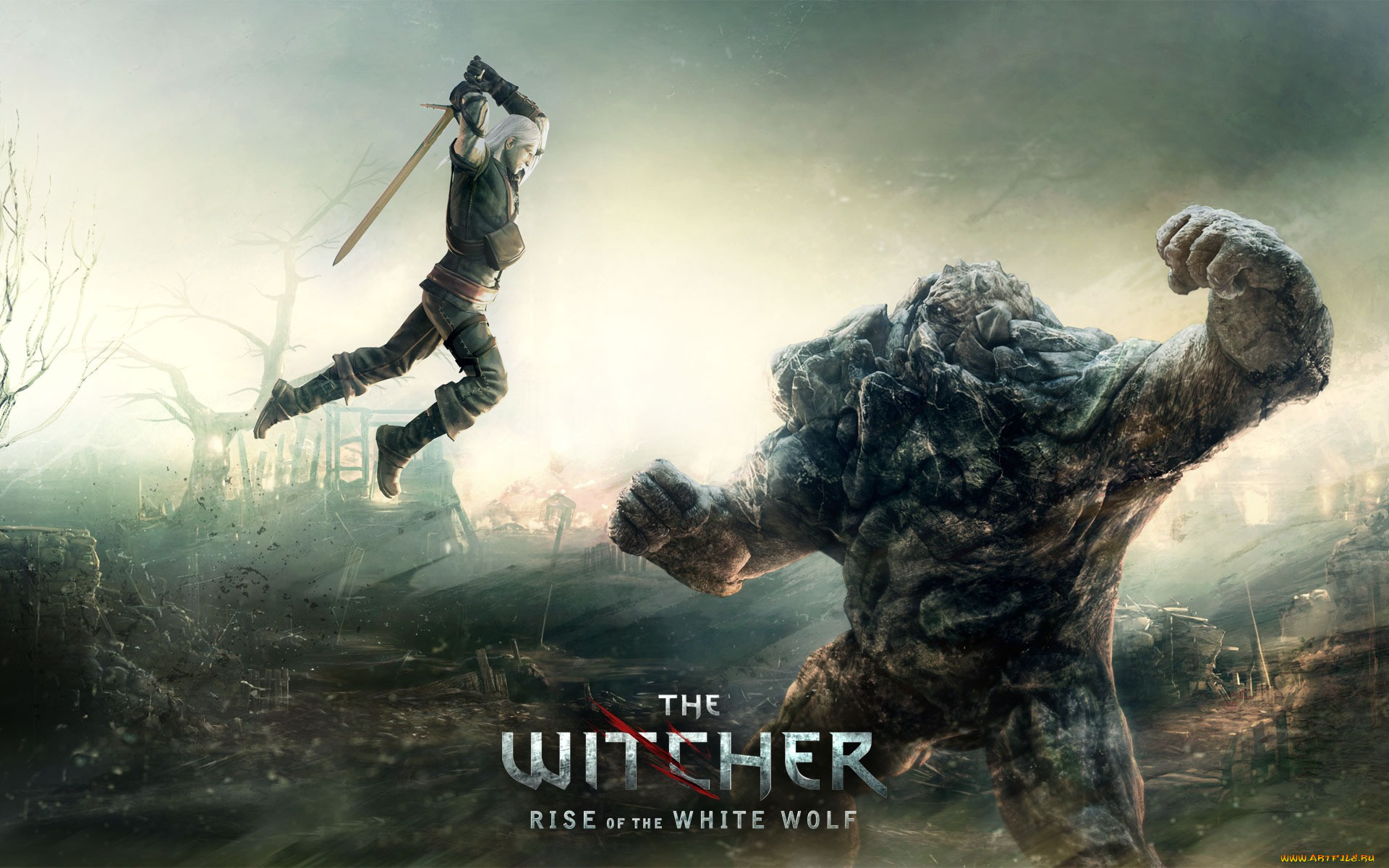 Обои The Witcher: Rise of the White Wolf Видео Игры The Witcher: Rise of  the White Wolf, обои для рабочего стола, фотографии the, witcher, rise, of,  white, wolf, видео, игры Обои для